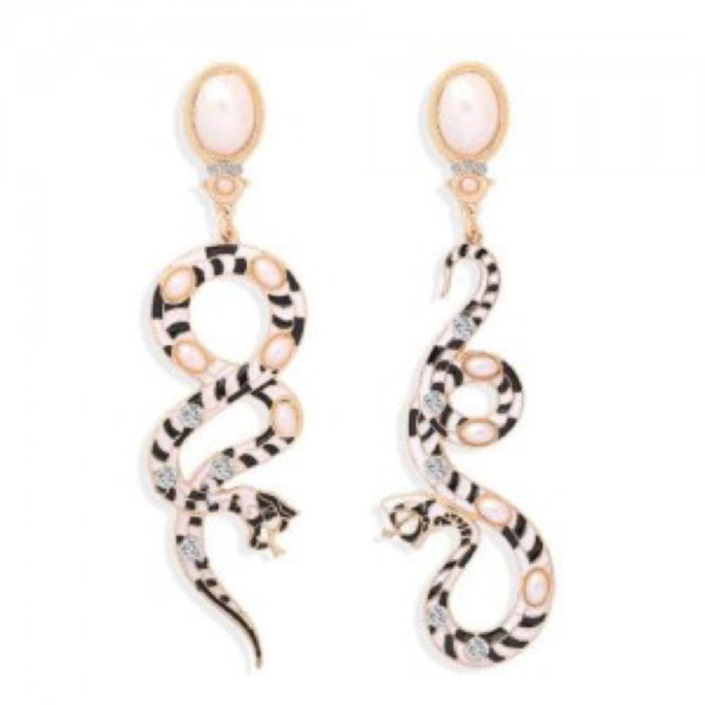Long Snake Earrings